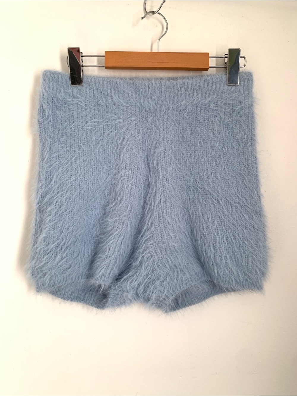 Zara High Fuzzy Waisted Shorts - Picture 3 of 6